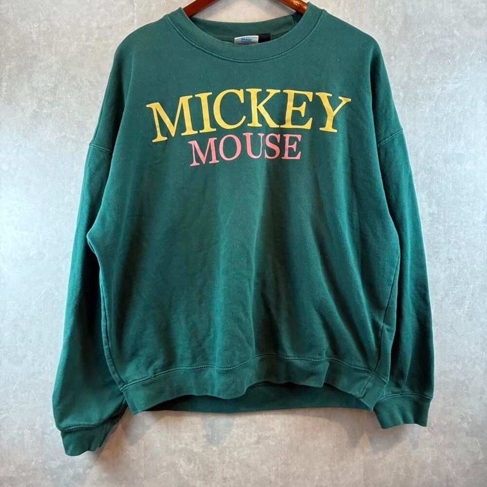 Disney Men's Green Sweatshirt